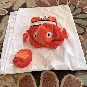 Disney Pixar Baby “Finding Nemo” Costume Clown Fish Plush 0-6 Mths Halloween